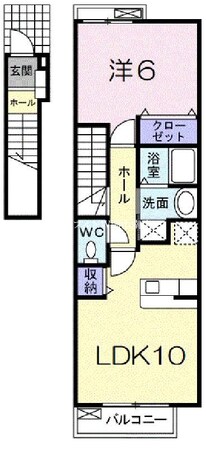 北長瀬駅 徒歩11分 2階の物件間取画像